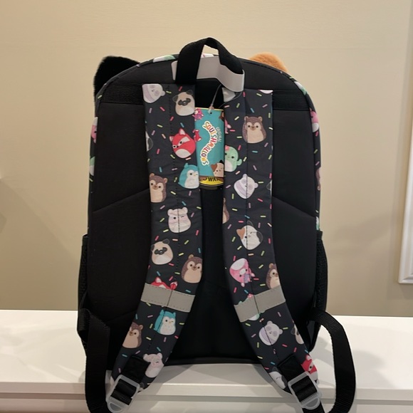 ⚡️NWT 16” Cam the Calico Cat Fuzzy Squishmallow Backpack - Picture 6 of 8